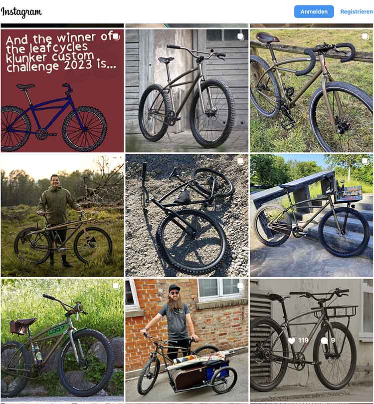 Collage von Leafcycles Custom Klunkern